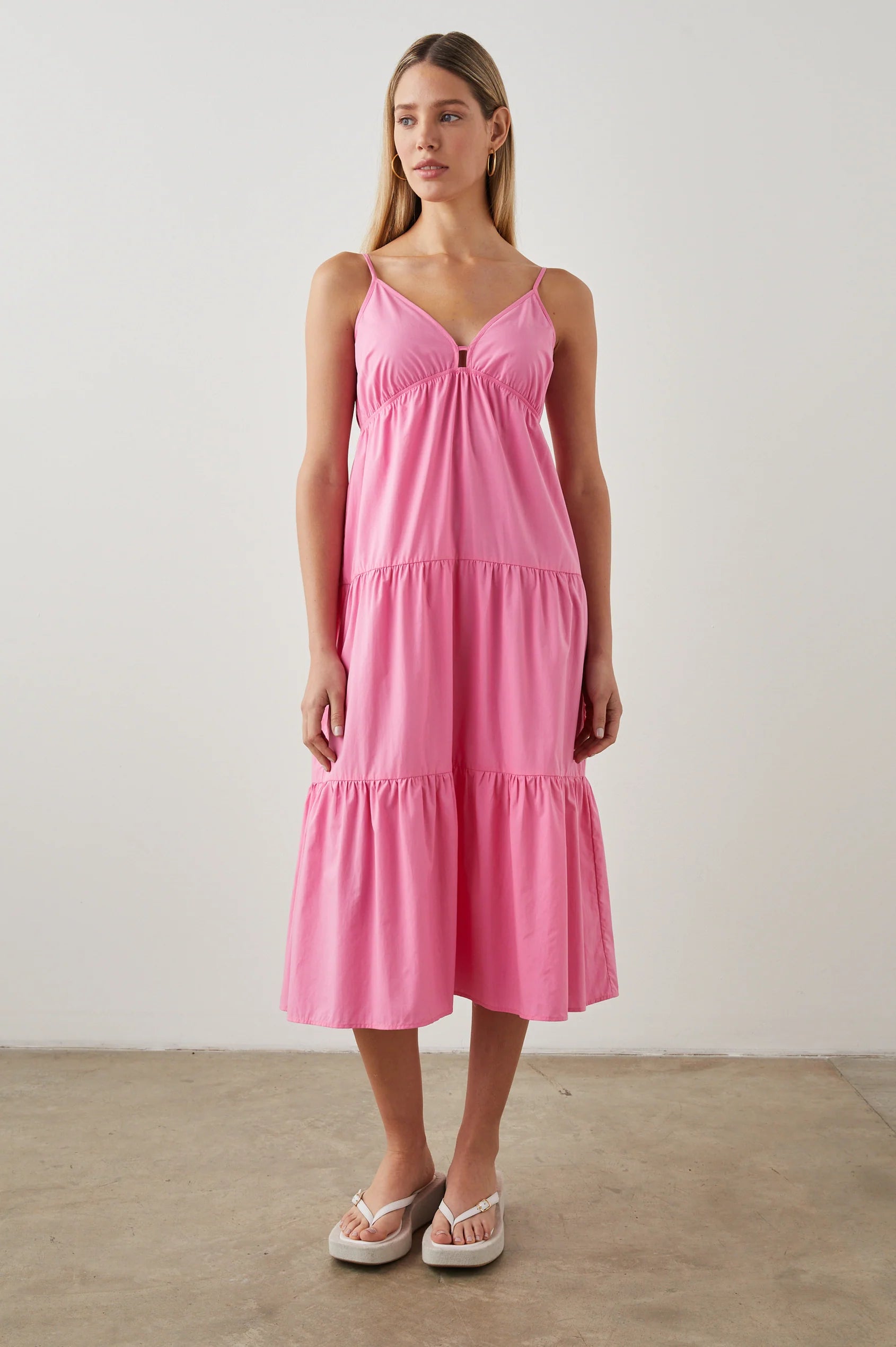 Avril Dress Hot Pink  Eco