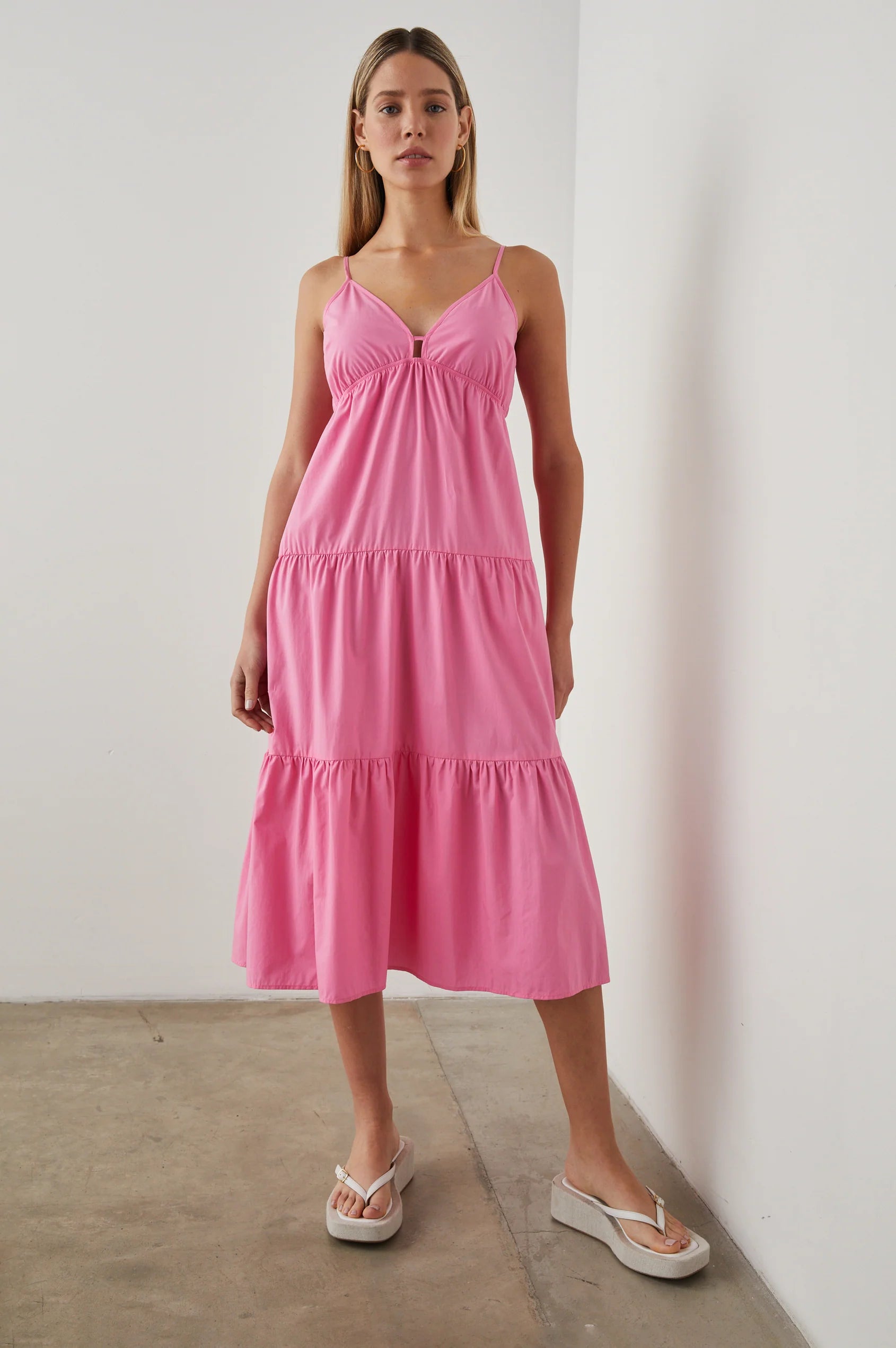 Avril Dress Hot Pink  Eco