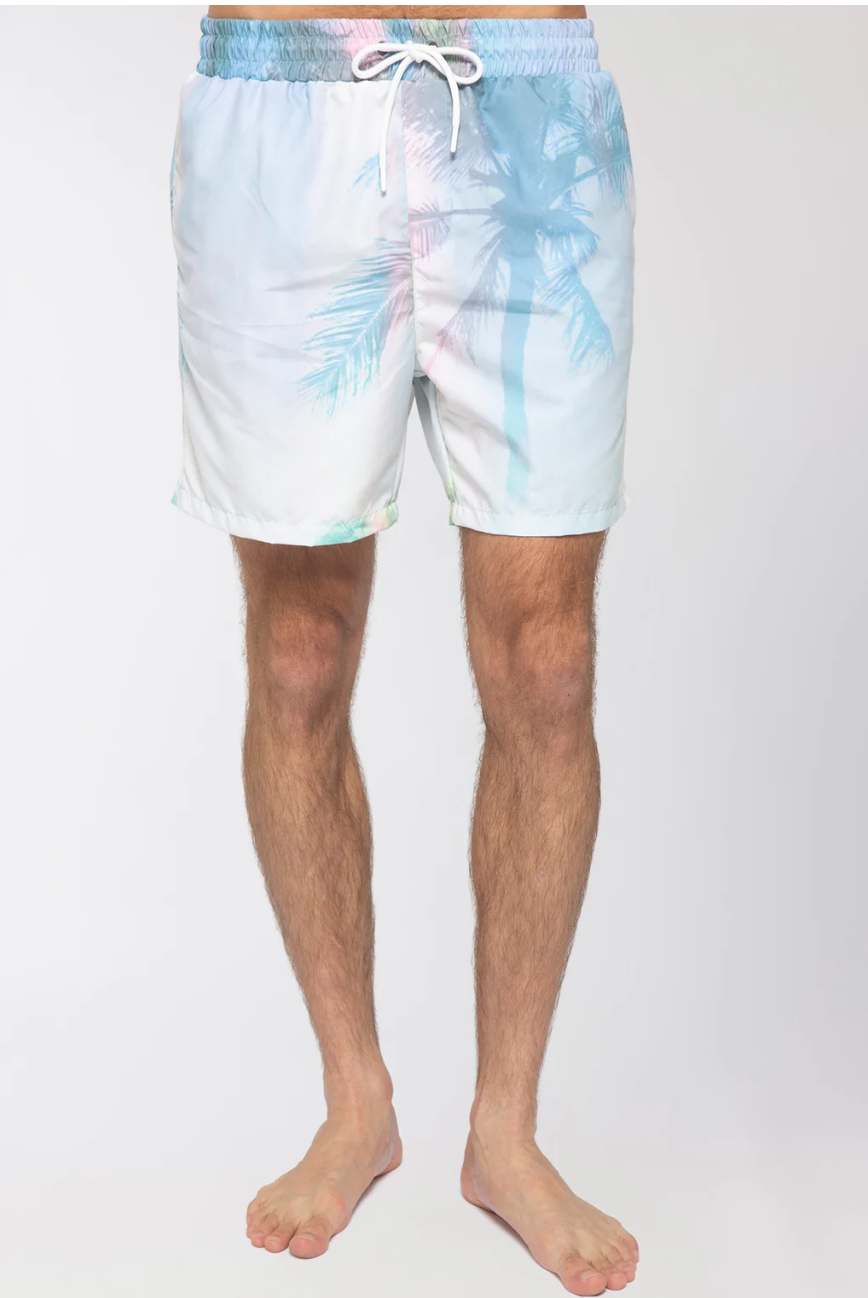 Faded Palm Swim Short