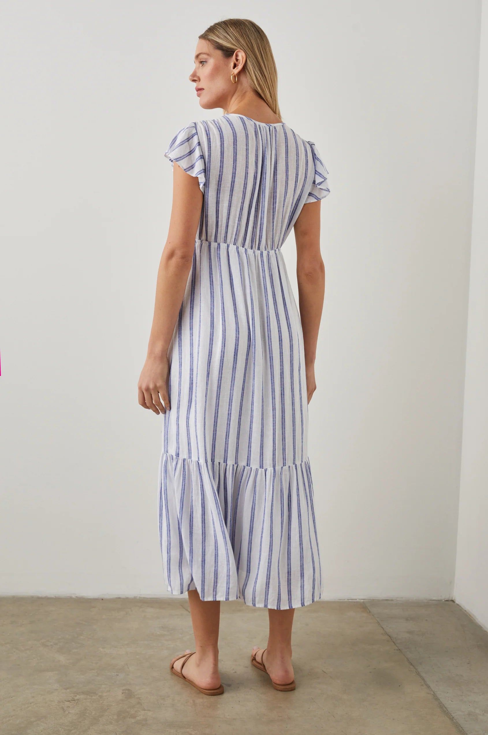 Tina Dress Villa Stripe