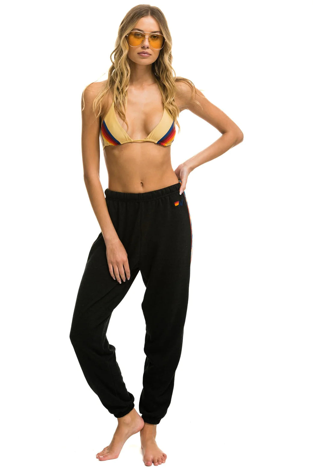 Bolt Stripe Sweatpant Black