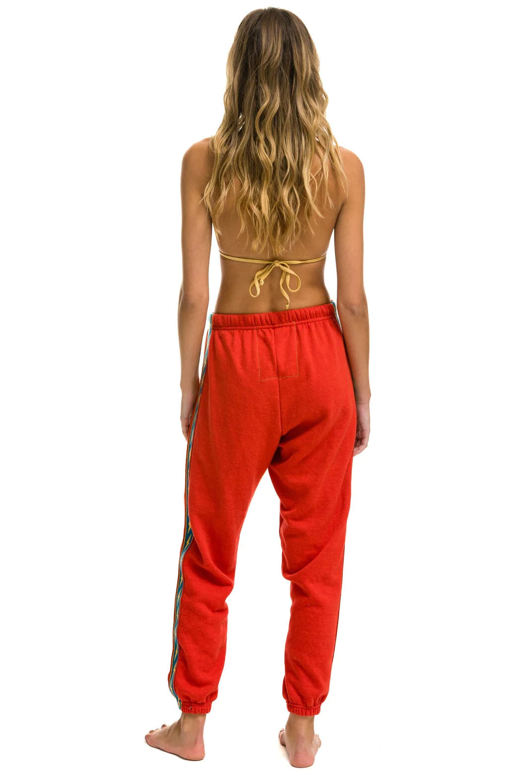 Bolt Stripe Sweatpant Red