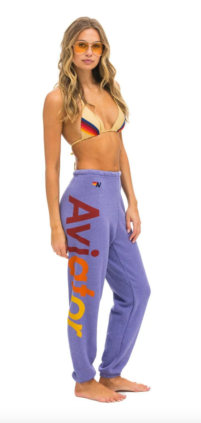 Aviator Nation 2 Women’s Sweatpants Lavender