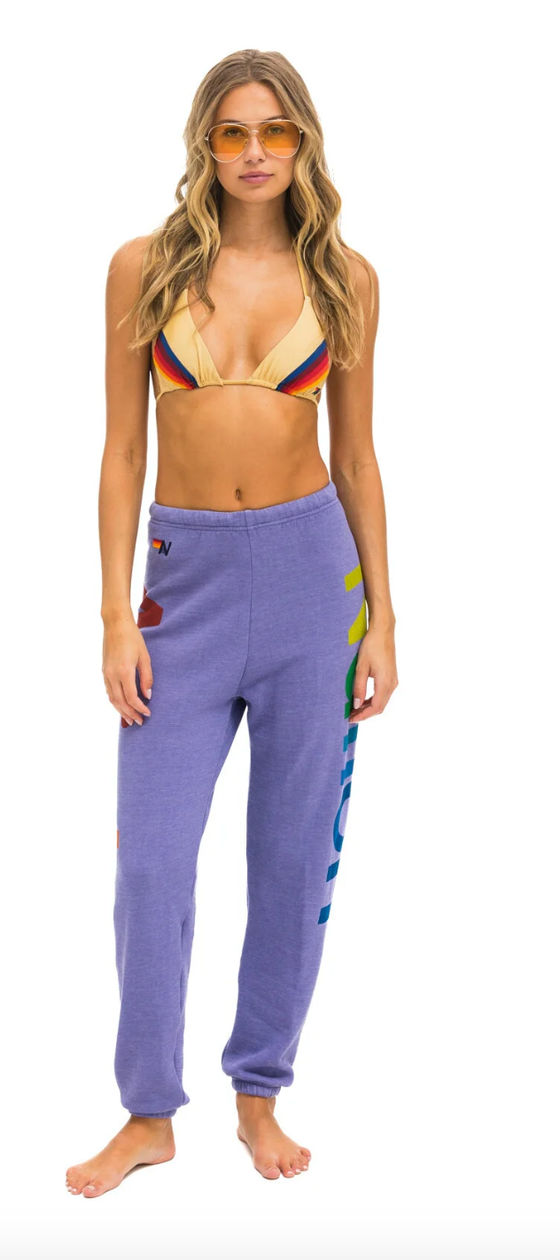 Aviator Nation 2 Women’s Sweatpants Lavender