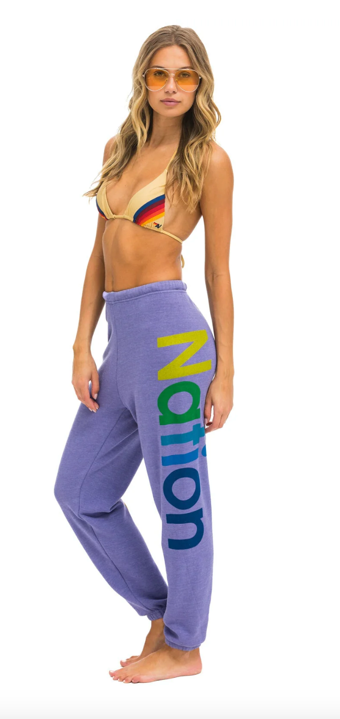 Aviator Nation 2 Women’s Sweatpants Lavender