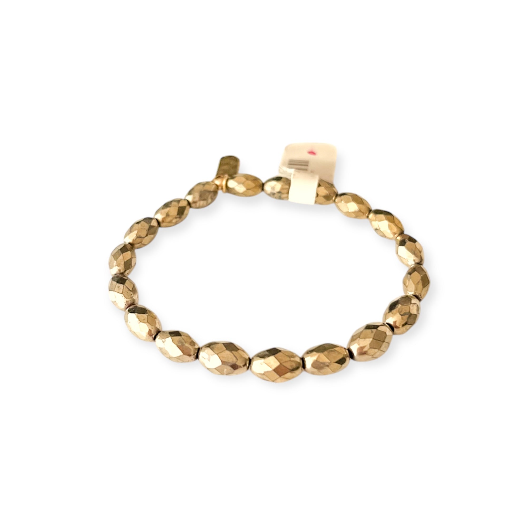 Gold Stretch Mix Bead Bracelet