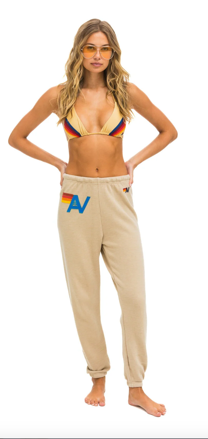 Logo Stitch Women’s Sweatpants Sand