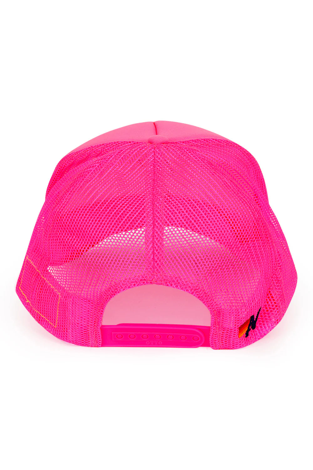 Heart Vintage Low Rise Trucker Hat Neon Pink