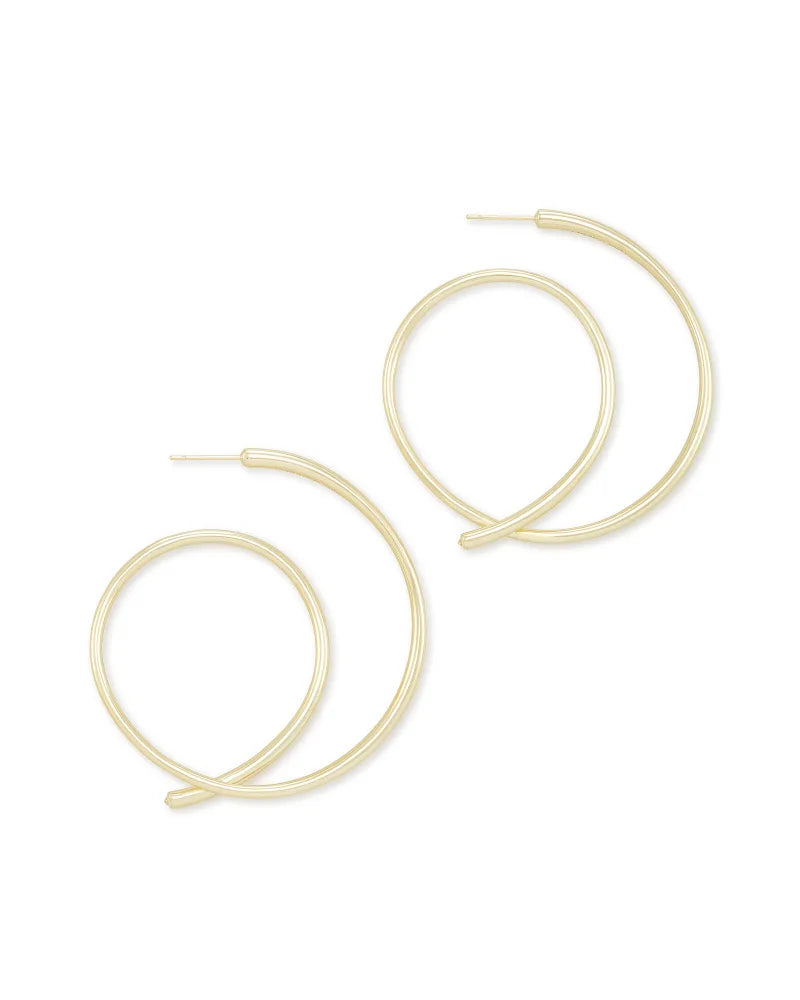 Myles Gold Hoop Earrings