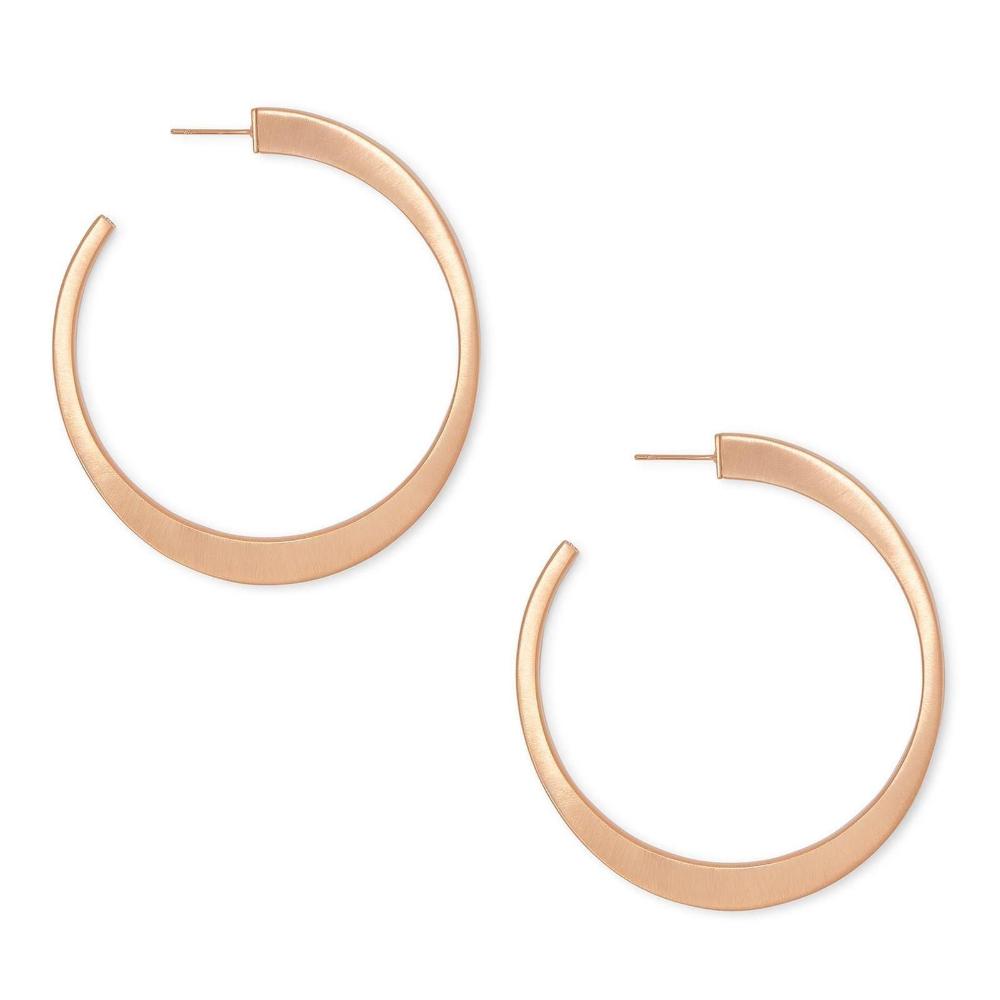 Avi Rose Gold Hoop Earrings