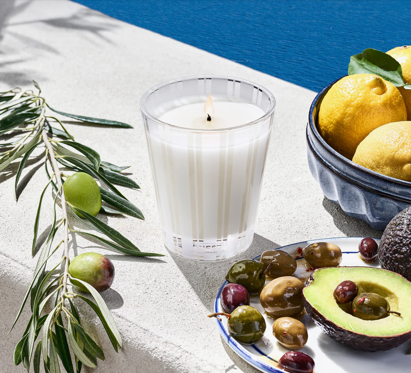 Santorini Olive & Citron Classic Candle